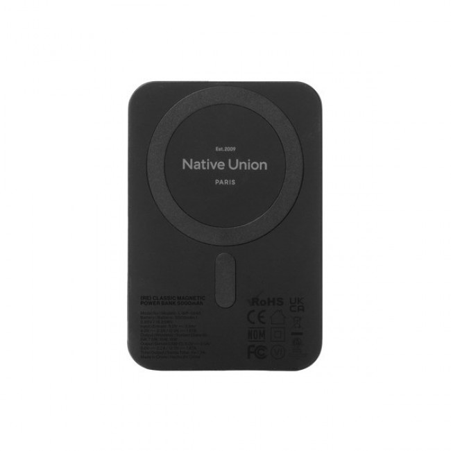 Native Union (Re)Classic Magnetic Power Bank 5000 mAh Black Native Union (Re)Classic Magnetic Power Bank 5000 mAh Black
