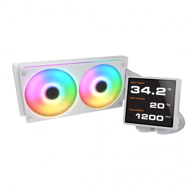 COUGAR CPU Water Cooling Poseidon Vistek Pro 240, ARGB, White
