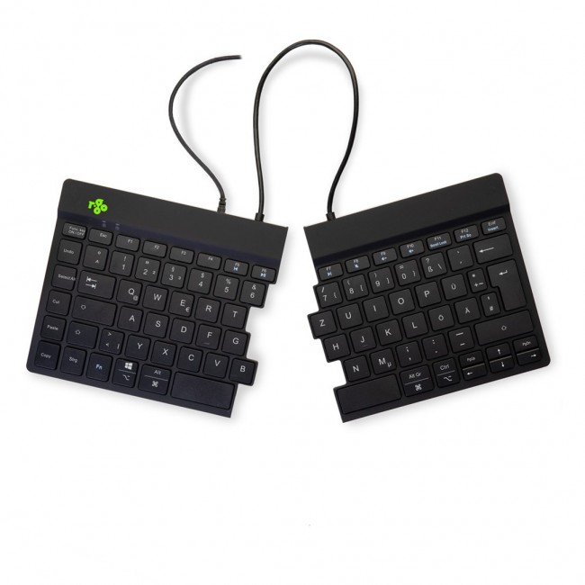 R-Go Tools Ergonomic keyboard R-Go Split Break v2 with break software, ergonomic split keyboard, QWERTZ (DE), Wired, black R-Go Tools Ergonomic keyboard R-Go Split Break v2 with break software, ergonomic split keyboard, QWERTZ (DE), Wired, black