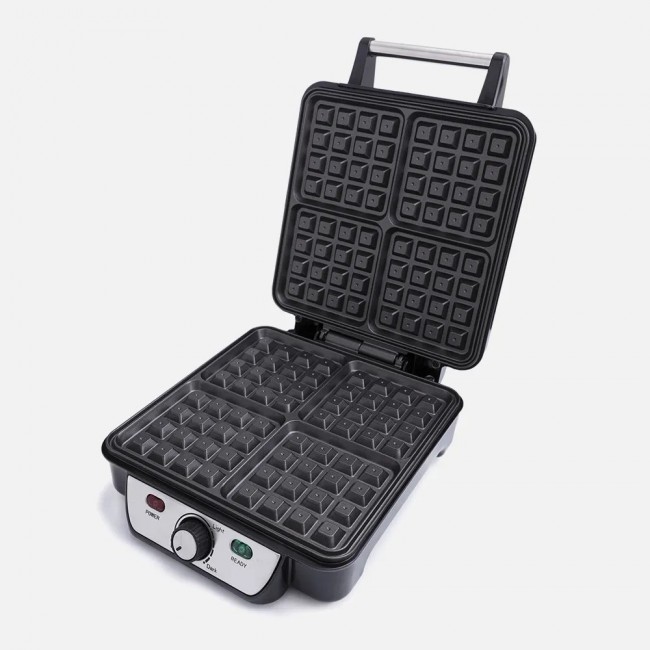 Fabrilamp P032CR3025 waffle iron 2 waffle(s) 1500 W Black, Nickel