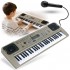 MQ 807 USB KEYBOARD elektroniczny edukacyjny szary