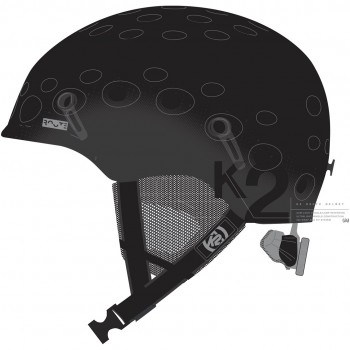 Kask męski K2 ROUTE black 51-55