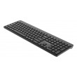 Gembird Dual-mode pro-business slim wireless keyboard, 2.4G+BT, Cyrillic layout Gembird Dual-mode pro-business slim wireless keyboard, 2.4G+BT, Cyrillic layout