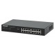 Intellinet 16-Port Gigabit Ethernet Switch 16 x 10/100/1000 Mbps RJ45 Ports, Green Ethernet / IEEE 802.3az Energy Efficient Ethernet, Desktop Format, Includes Optional 19