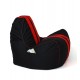 Sako bag pouffe Ferrari black-red XXL 140 x 100 cm