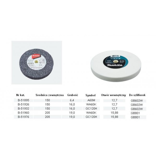 Makita B-51976 Galandimo diskas 205x19x15,88mm GC120 (Cu,Ni,Ms,Zn) | Sourcing Makita B-51976 Galandimo diskas 205x19x15,88mm GC120 (Cu,Ni,Ms,Zn) | Sourcing