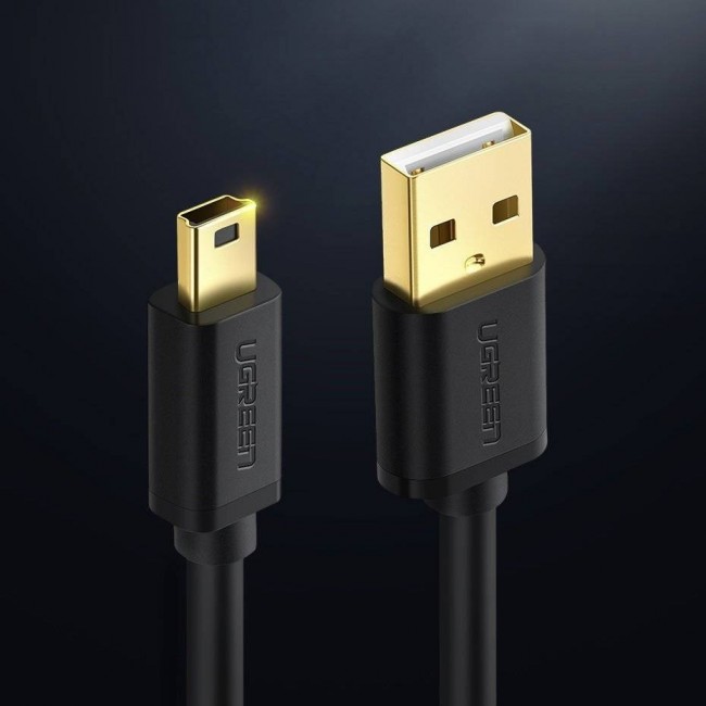 Ugreen USB cable - mini USB 480 Mbps 1,5m (black)