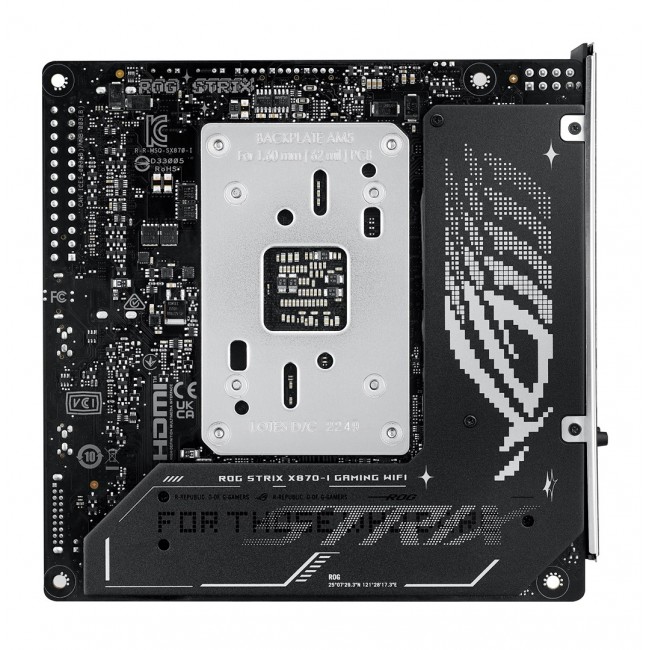 ASUS ROG STRIX X870-I GAMING WIFI AMD X870 socket AM5 mini ITX motherboard ASUS ROG STRIX X870-I GAMING WIFI AMD X870 socket AM5 mini ITX motherboard