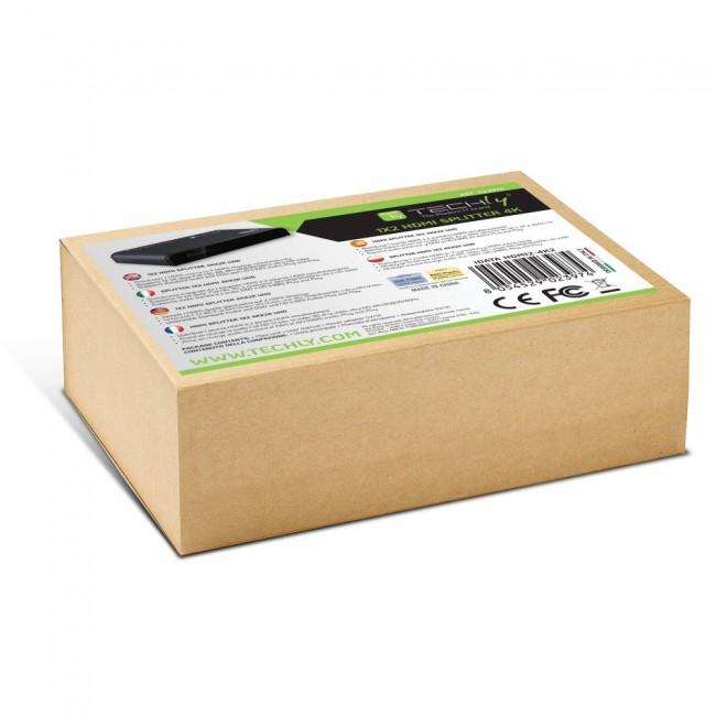 Techly IDATA HDMI2-4K2 video splitter HDMI 2x HDMI Techly IDATA HDMI2-4K2 video splitter HDMI 2x HDMI