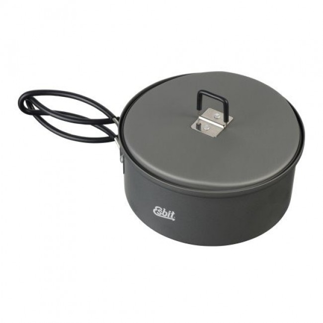 ESBIT PT1100HA camping cookware Pot 1.1 L Aluminium, Black ESBIT PT1100HA camping cookware Pot 1.1 L Aluminium, Black