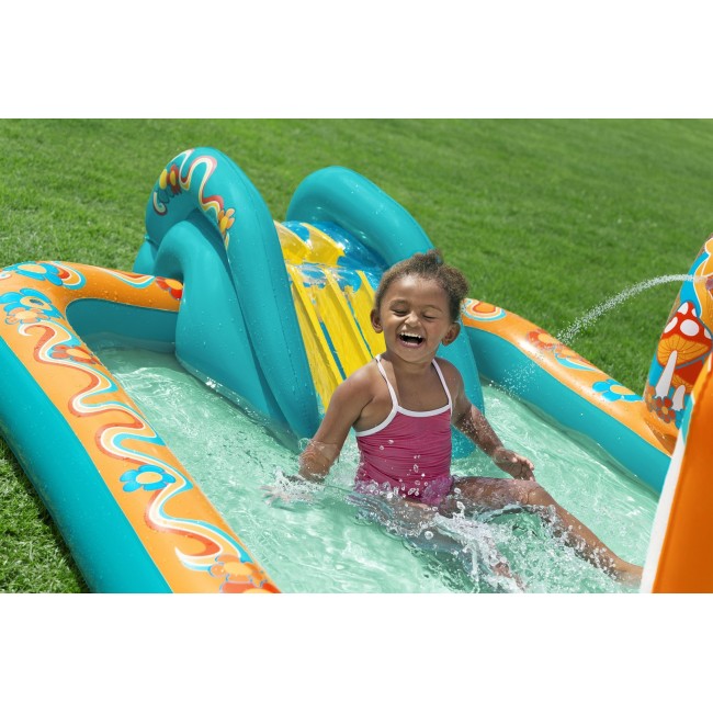 Bestway Retro Groove Kids Inflatable Play Center and Pool 1.93 m x 1.52 m x 74 cm