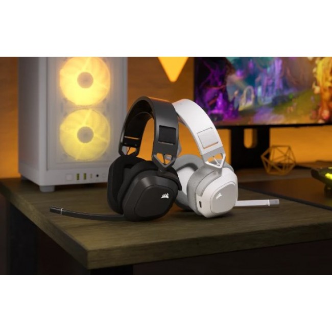 Corsair CA-9011296-EU headphones/headset Wireless Head-band Gaming Bluetooth White