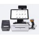 Equip Cash Register Drawer for Point of Sale (POS) System, 4 Bill/4 Coin Compartments, Removable Coin Slots, RJ11 connector, Aluminum