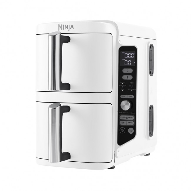 Ninja SL400EUWH fryer Double 9.5 L Stand-alone 2470 W Hot air fryer White