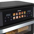 Tristar Double 10 L Stand-alone 2800 W Hot air fryer Black, Stainless steel