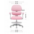 Junior 4.4 Pink swivel chair