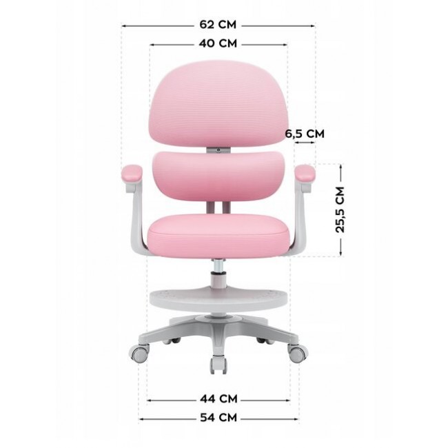 Junior 4.4 Pink swivel chair