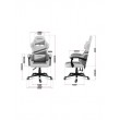 Huzaro FORCE 4.4 PC gaming chair Bucket (cradle) seat Grey, White