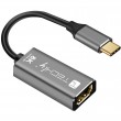 Techly IADAP-USBC-HDMI8 USB graphics adapter 7680 x 4320 pixels Black, Silver Techly IADAP-USBC-HDMI8 USB graphics adapter 7680 x 4320 pixels Black, Silver