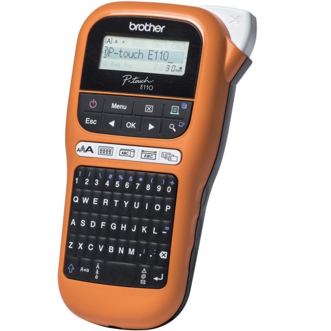 Brother PT-E110 label printer Thermal transfer 180 x 180 DPI 20 mm/sec HGe/TZe QWERTY