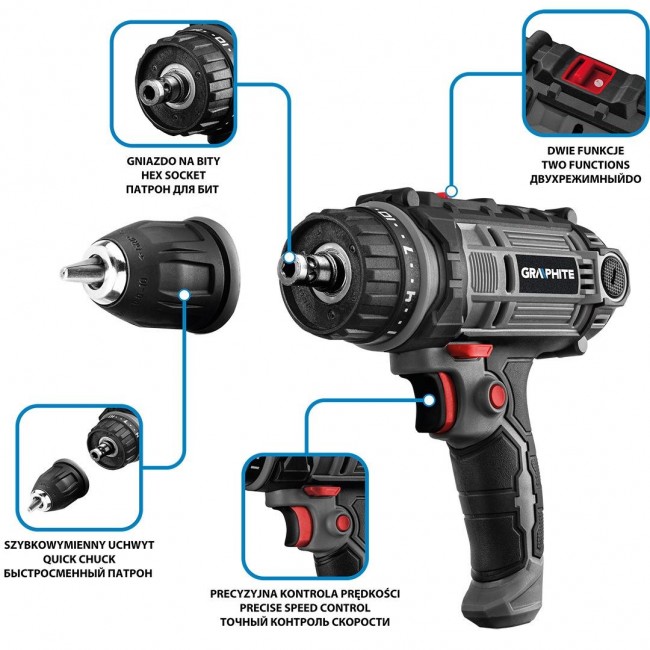 Graphite 58G793 power screwdriver/impact driver
