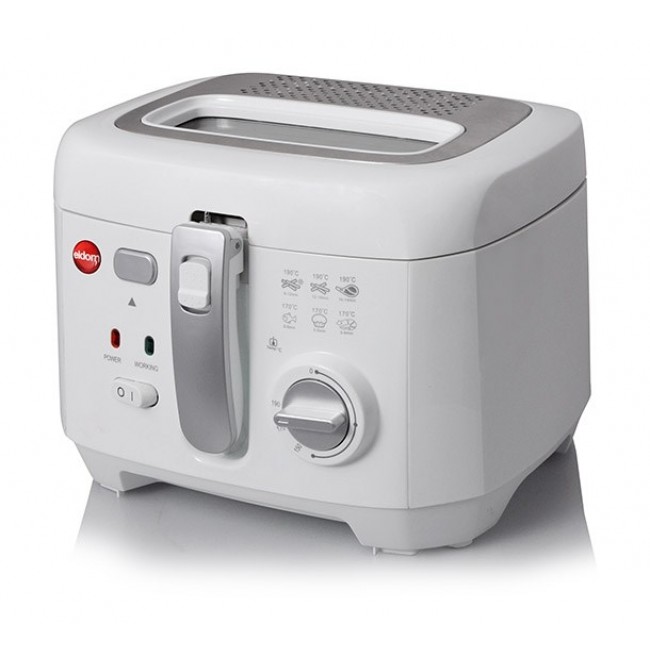 ELDOM FR18 freet Deep fryer 2.5 L Grey,White Stand-alone 1800 W