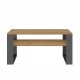 MODERN 1P ARTISAN COFFEE TABLE WITH ANTHRACITE LEG