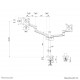 Neomounts DS60-425BL2 Monitor arm 17-27
