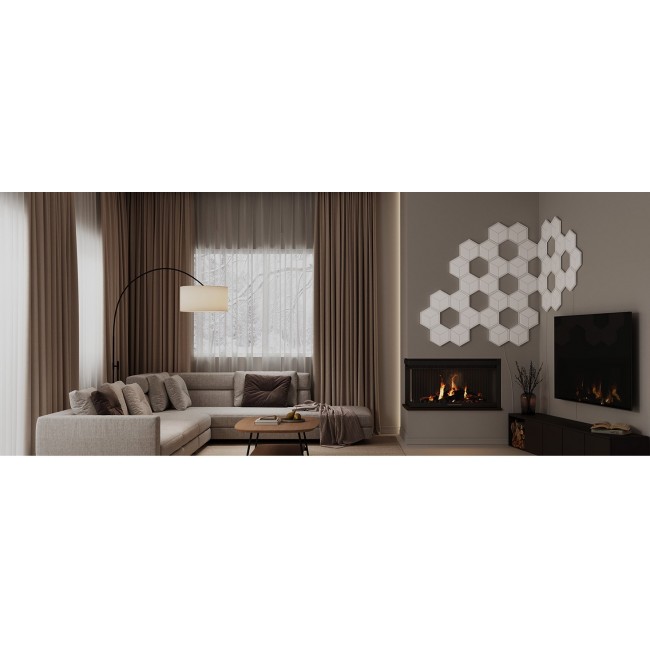 Govee H606A Glide Hexagon Light Panels Ultra 7-pack | LED lighting | RGBIC, 2.4 GHz Wi-Fi, Bluetooth
