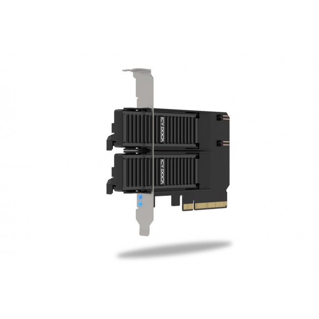 Icy Dock MB312M4P-B interface cards/adapter M.2, PCIe Icy Dock MB312M4P-B interface cards/adapter M.2, PCIe
