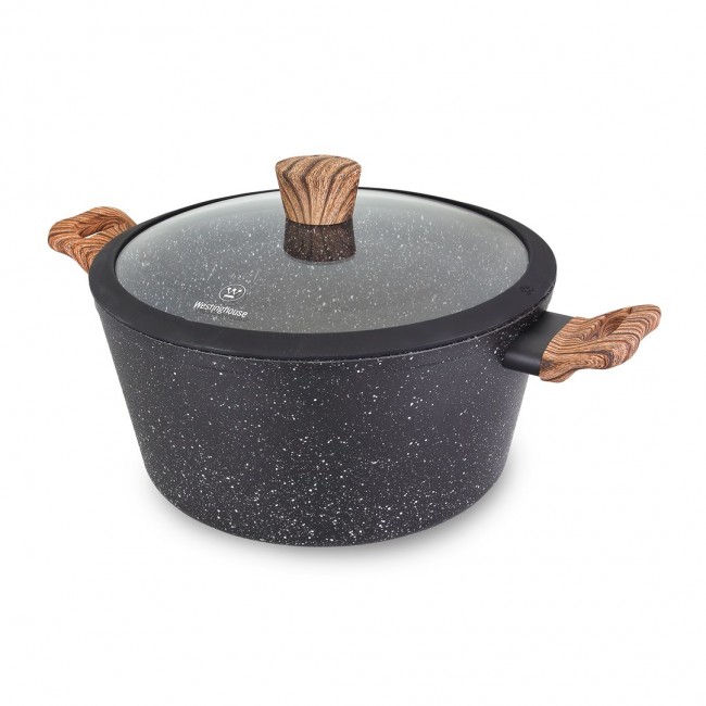 Westinghouse WCCS008506AMBB aluminium cookware set, 6 pieces