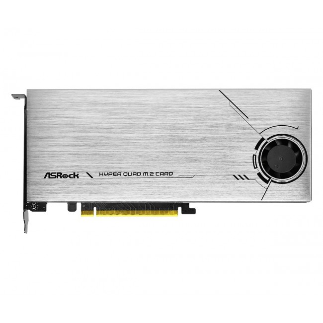 Asrock Hyper Quad M.2 interface cards/adapter Internal