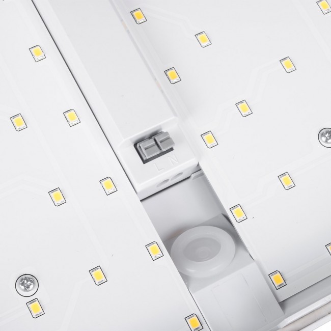 Maclean LED lamp, house number, with twilight sensor, white, 12W, IP65, neutral (4000K), 950lm, MCE292 W