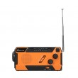 Extralink RADIO AWARYJNE SOLARNE Z KORBKA DYNAMO POWERBANK 4000MAH Z LATARKA SOS SR-4000 Portable Analog Black, Orange