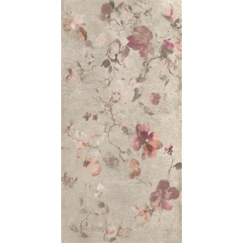 DEC TILE FLOWER GREY 60X120 (1.44)
