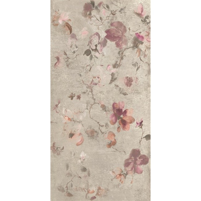 DEC TILE FLOWER GREY 60X120 (1.44)