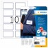 HERMA 4410 self-adhesive label Rounded rectangle Removable Blue, White 200 pc(s)