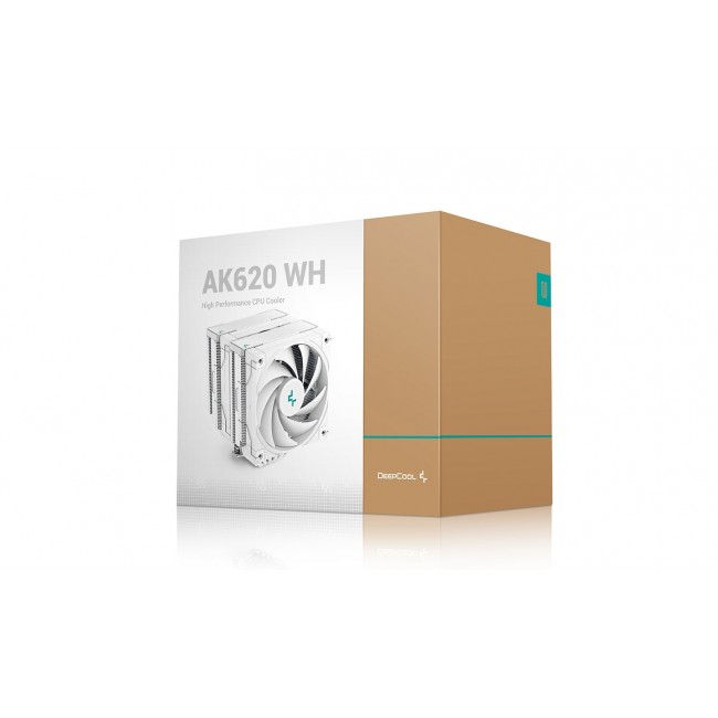 DeepCool AK620 WH Processor Air cooler 12 cm White 1 pc(s) DeepCool AK620 WH Processor Air cooler 12 cm White 1 pc(s)
