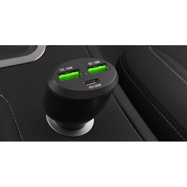 NATEC Coney Universal Black Cigar lighter Fast charging Auto NATEC Coney Universal Black Cigar lighter Fast charging Auto