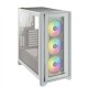 Corsair iCUE 4000X RGB Midi Tower White Corsair iCUE 4000X RGB Midi Tower White