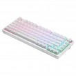 SAVIO PHENIX WHITE Wireless Mechanical Keyboard, Gateron Red Pro, ABS