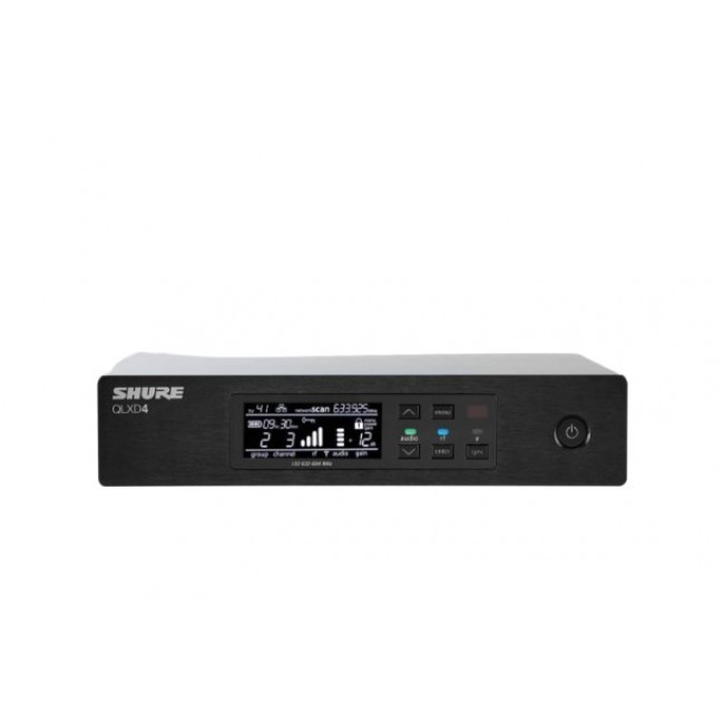 Shure QLXD4E-K51 wireless microphone receiver Rack mount