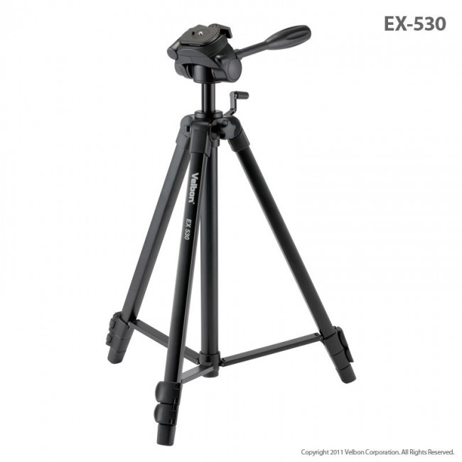 Velbon EX-530 tripod Digital/film cameras 3 leg(s) Black Velbon EX-530 tripod Digital/film cameras 3 leg(s) Black