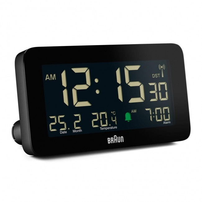 Braun BC10B-DCF alarm clock Digital alarm clock Black Braun BC10B-DCF alarm clock Digital alarm clock Black
