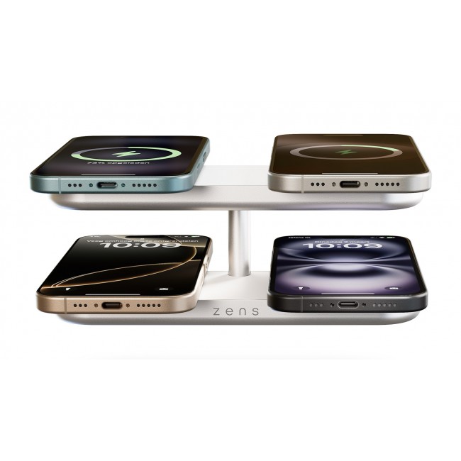 ZENS ZEQC01W/00 mobile device charger Headphones, Smartphone, Smartwatch White AC Wireless charging Fast charging Indoor