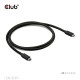 CLUB3D Thunderbolt 5 Certified 8K240Hz Data 80/120 Gbps EPR 240 Watt Cable M/M 1m / 3.28ft