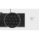 KeySonic KSK-5010ELC (DE) keyboard Home USB QWERTZ German Black