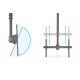 Digitus Universal TV Ceiling Mount with Telescopic Height-Adjustment