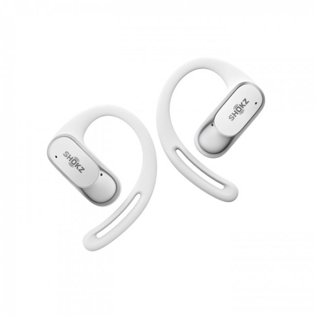 SHOKZ OpenFit Air, weiss Headset Wireless Ear-hook Calls/Music/Sport/Everyday Bluetooth White
