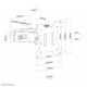 Neomounts FL40-430BL11 TV pole mount 17-32